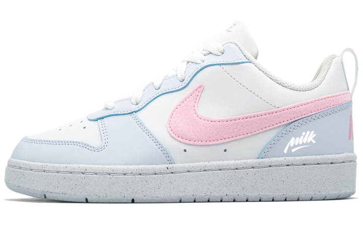 Nike Nike Court Borough Cloud Milk Foam Low top Skateboard Shoes Blue Pink