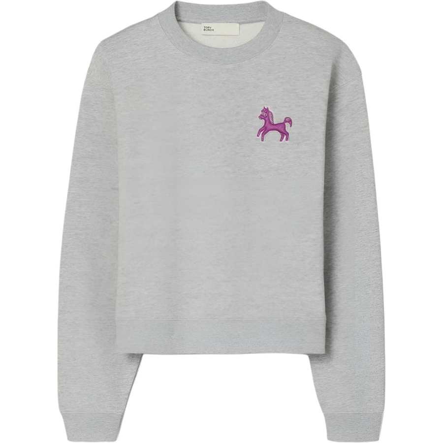 TORY BURCH Horse Year Special Collection SS26 Sweatshirt Women's