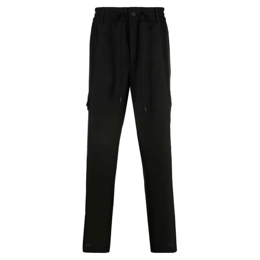 VERSACE JEANS COUTURE SS24 Cargo Pants Men's Black