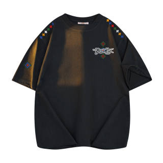 DEERWAY T Shirts Unisex Crew Neck Moderate Straight Fit