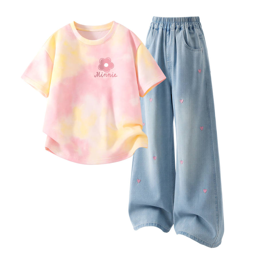 Disney Kids Casual Sportswear Crew Neck Thin