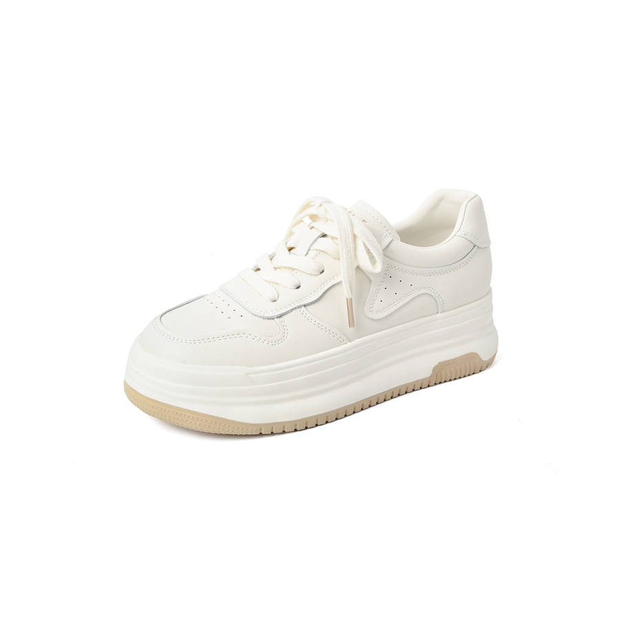JOSINY Low top Skateboard Shoes Women's Ecru