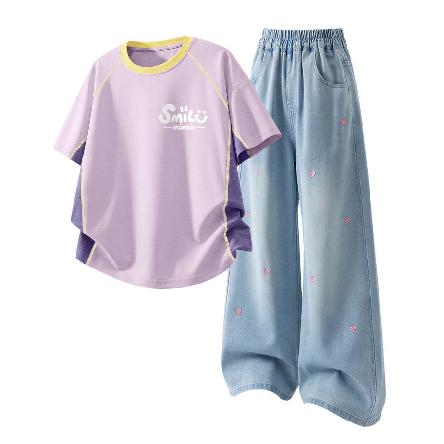 Disney Kids Casual Sportswear Crew Neck Thin
