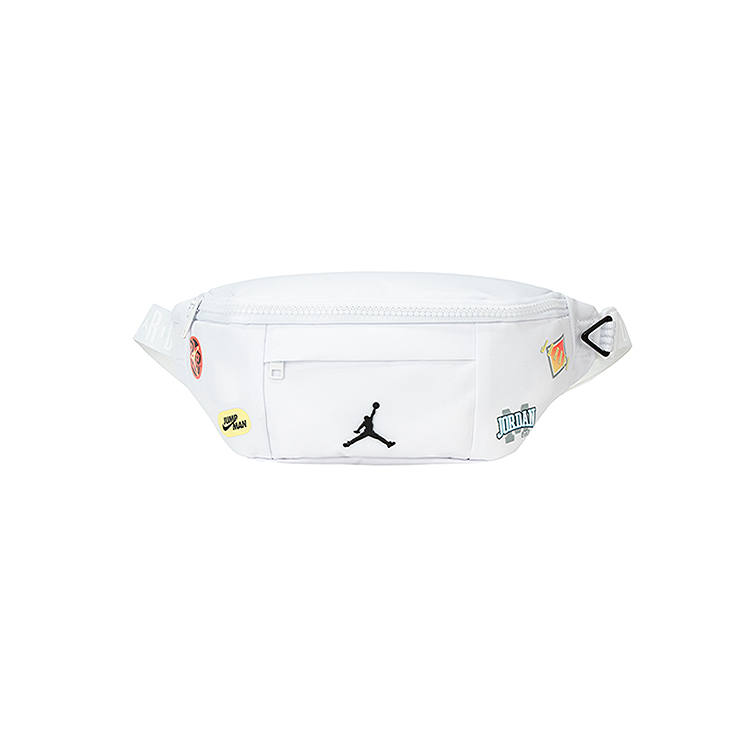Jordan Jordan Polyester Crossbody Bag, Fanny Pack Unisex White