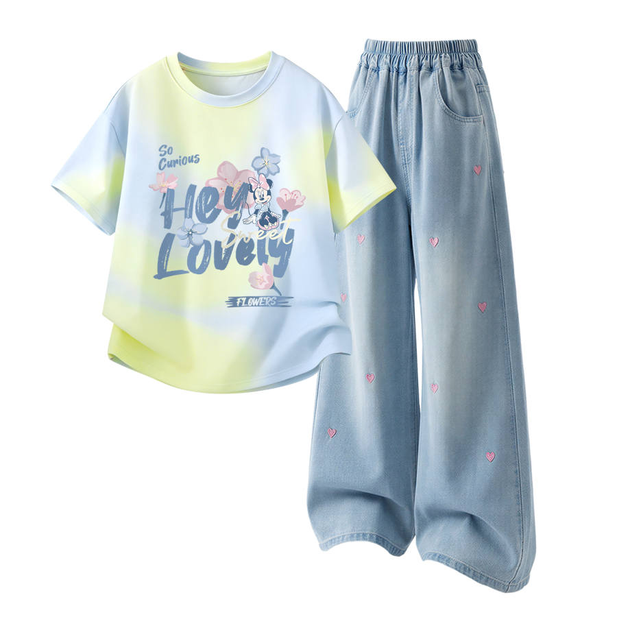 Disney Kids Casual Sportswear Crew Neck Thin