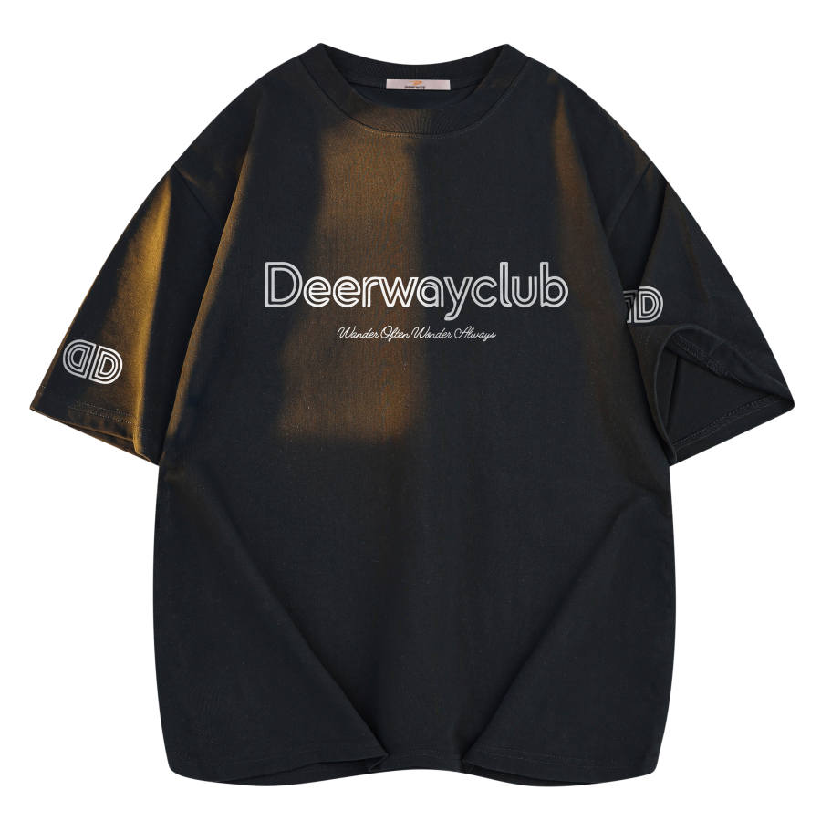 DEERWAY T Shirts Unisex Crew Neck Moderate Straight Fit