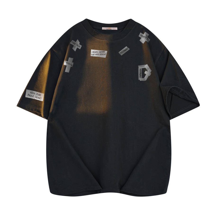 DEERWAY T Shirts Unisex Crew Neck Moderate Straight Fit