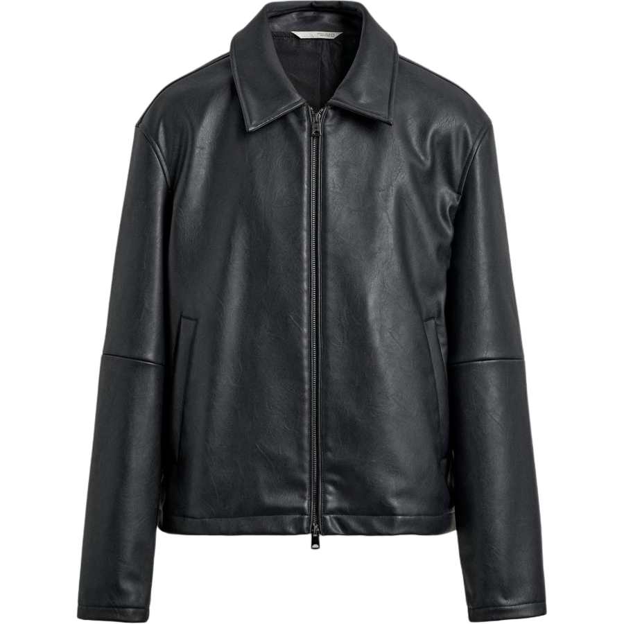 ZARA Jackets Men's Dark Blue Lapel Moderate Other