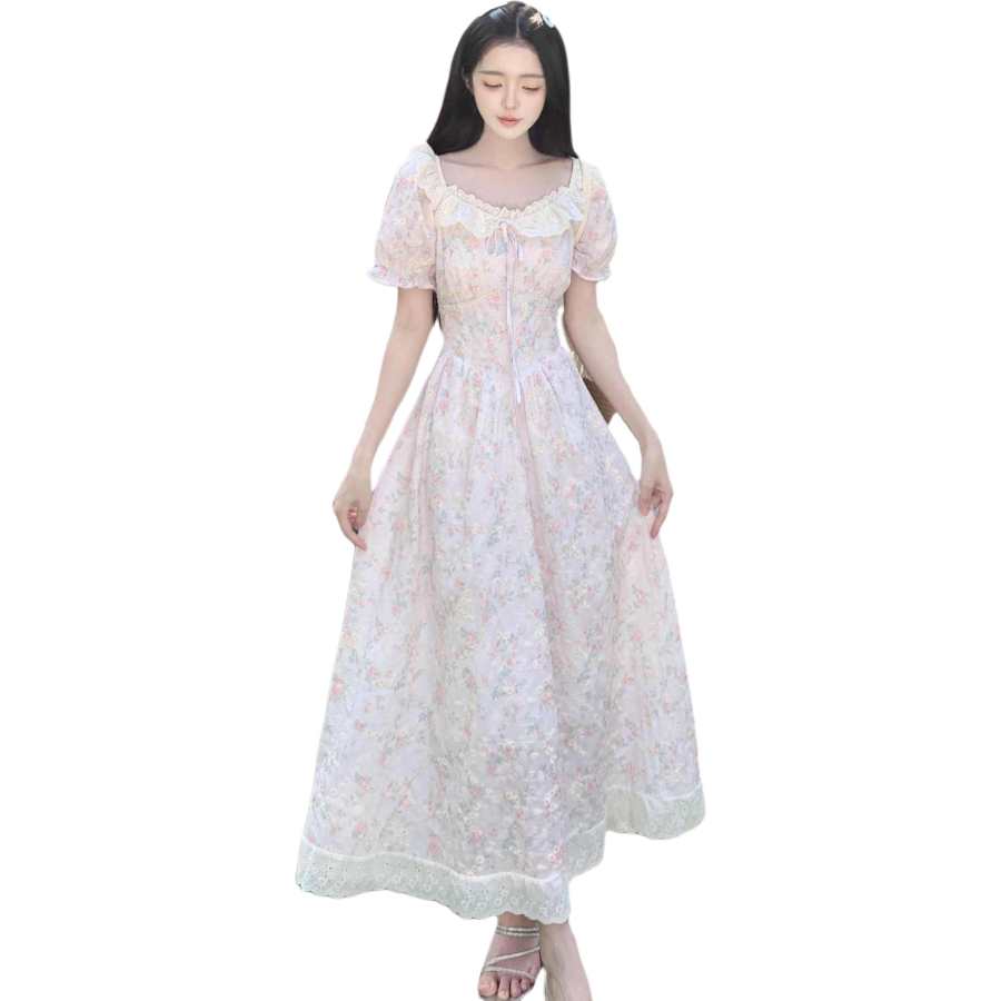 VENICEW Short Sleeved Dress Women's