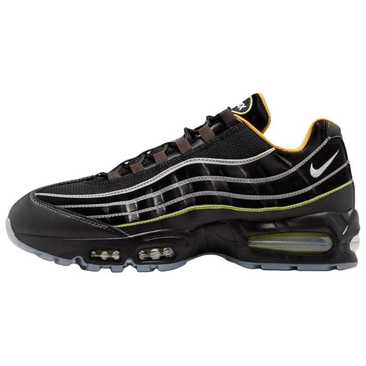 Nike Nike Air Max 95 Breathable Running Shoes Unisex Black White