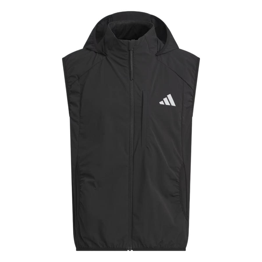 Adidas Adidas Vests Men's Black Stand Collar Moderate Other
