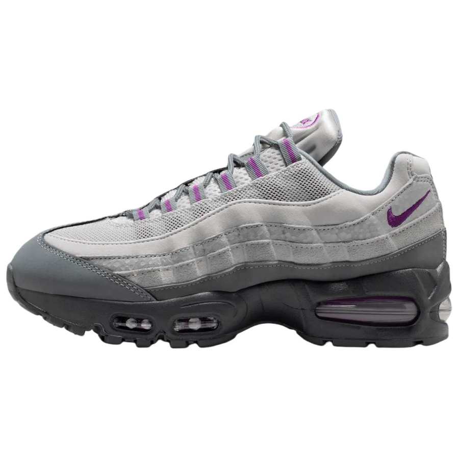 Nike Nike Air Max 95 Breathable Support Casual Running Shoes Women's Gray