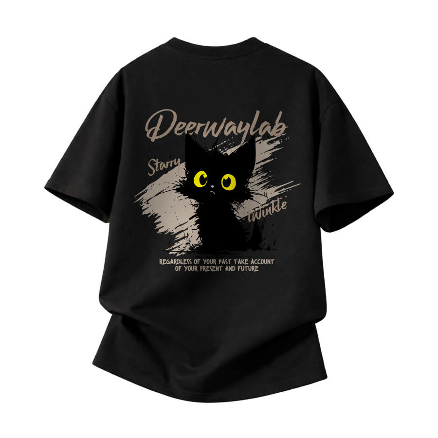DEERWAY T Shirts Unisex Crew Neck Moderate Straight Fit