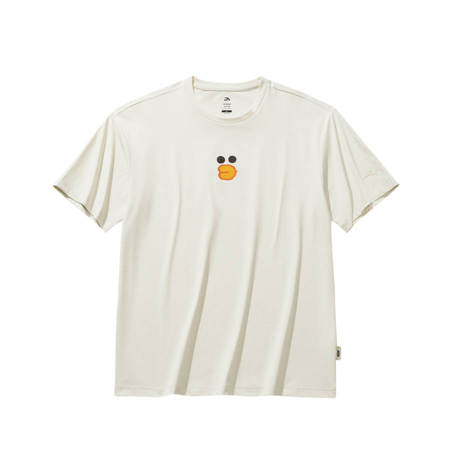 Anta T Shirt Unisex Coarse Heather Gray