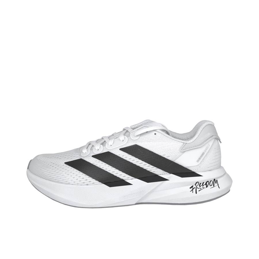 Adidas Adidas Duramo Speed 2 Black White Plaid Cushioning Slip Resistant Abrasion Resistant Low top Casual Running Shoes Men's