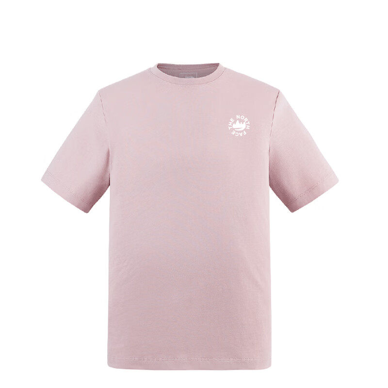 THE NORTH FACE T Shirts Unisex Pink/0SO Crew Neck Moderate