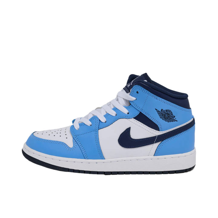 Jordan Jordan Nu Retro 1 Leather Mid top Skateboard Shoes Unisex