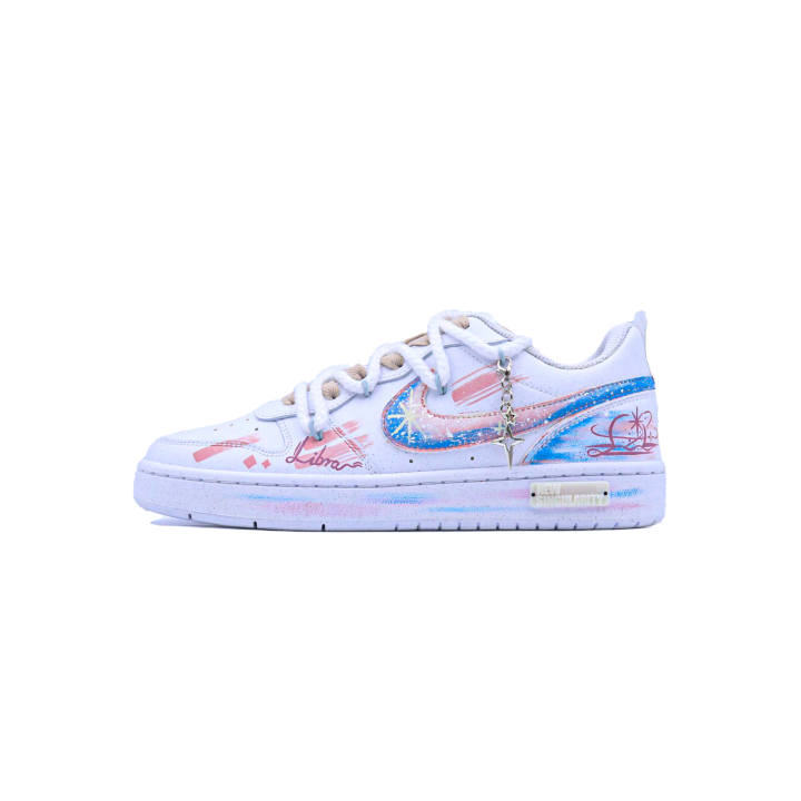 Nike Nike Court Borough 2 Xingqidian, Twelve Constellations, Libra Abrasion Resistant Lightweight Cushioning Slip Resistant