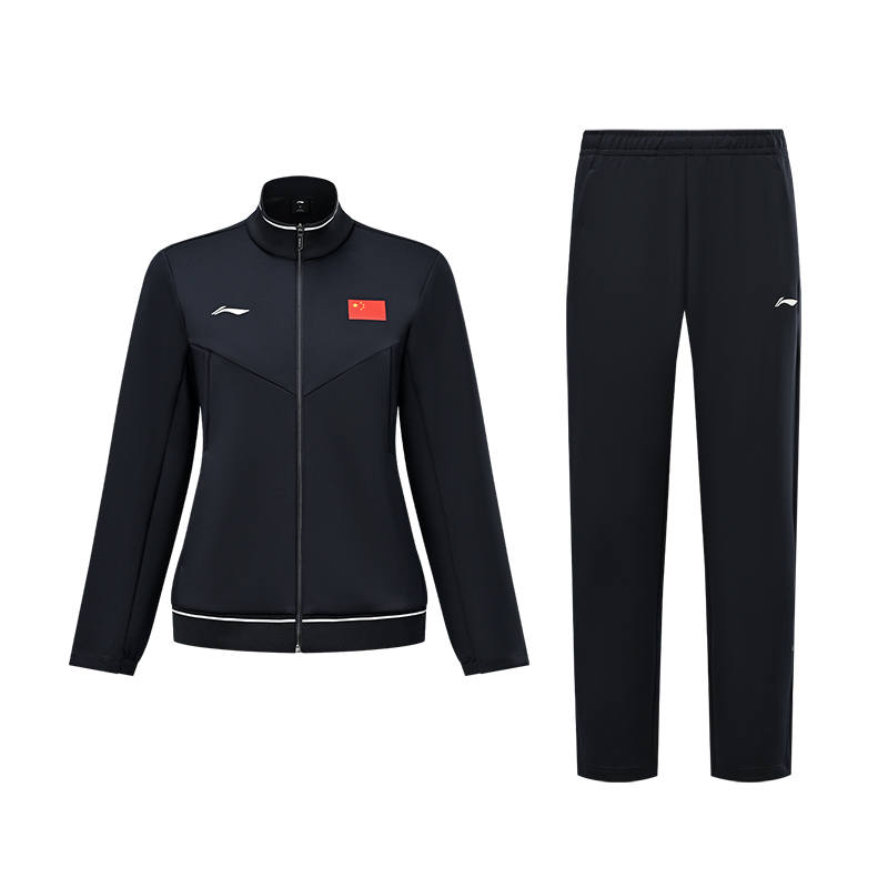 Li-Ning Li Ning Casual Suits Women's Stand Collar Moderate