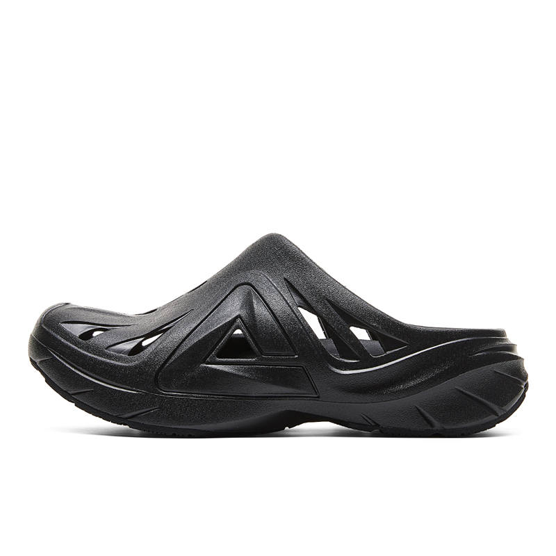 PEAK PEAK Closed Toe Slippers Men's All Black