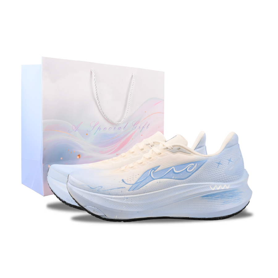 Li-Ning Li Ning Red Hare 9 Running Shoes Men's Low Top Blue/White