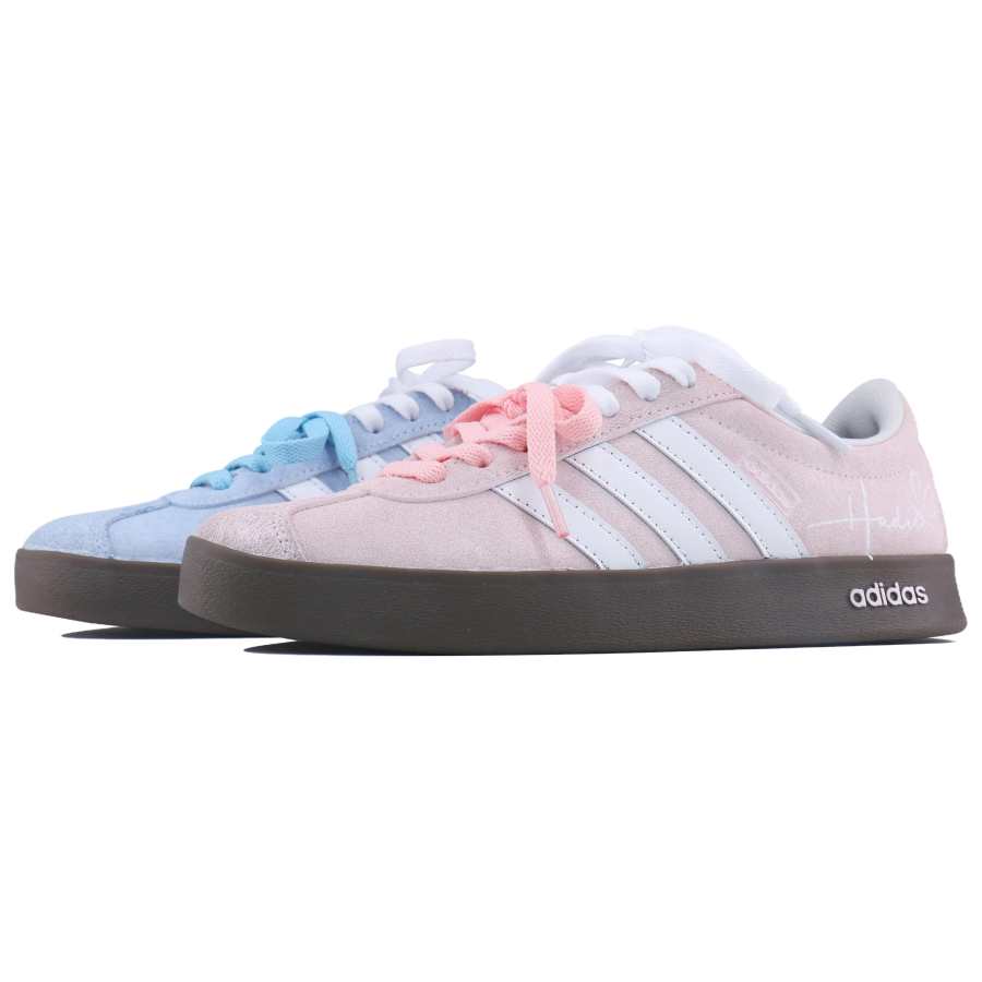 Adidas Adidas VL COURT 2.0 Leather Low top Skateboard Shoes Unisex Pink
