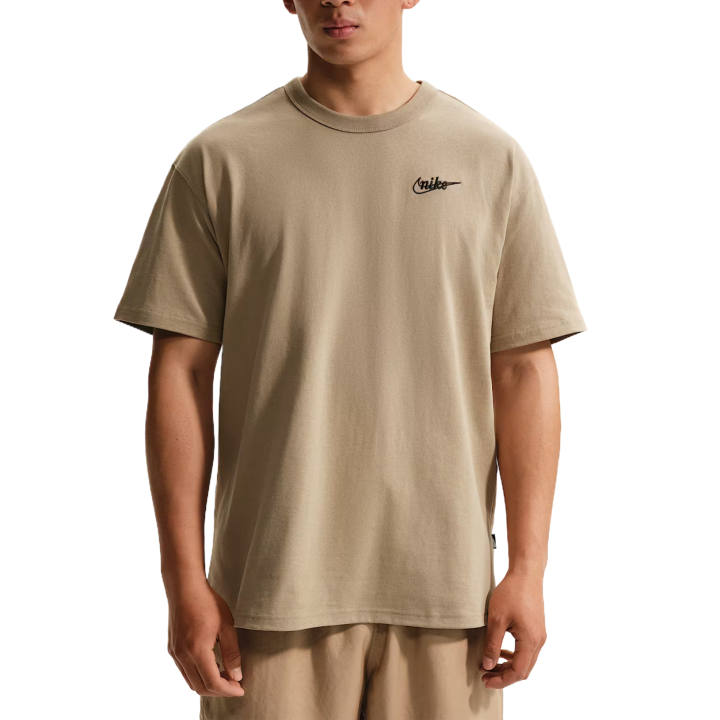 Nike Nike Sportswear T Shirts Men's Khaki Crew Neck Moderate