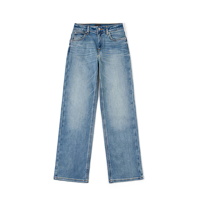 Lee Lee Jeans Women's Medium Light Blue Moderate Straight Fit Pants