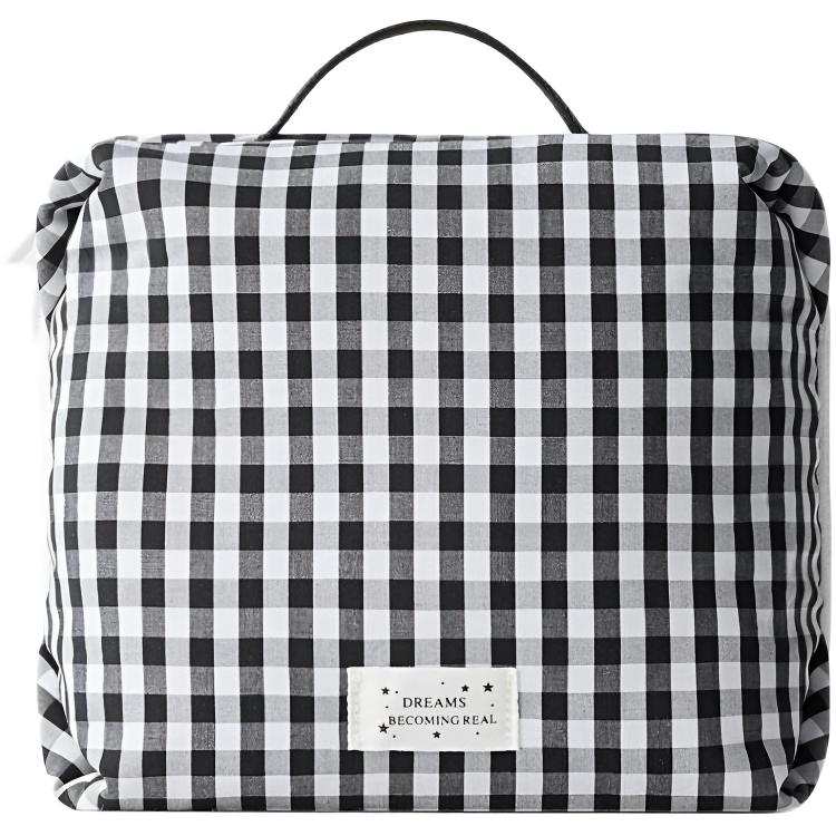 ZARA Polyester Makeup Bag Travel Organizers Unisex Black