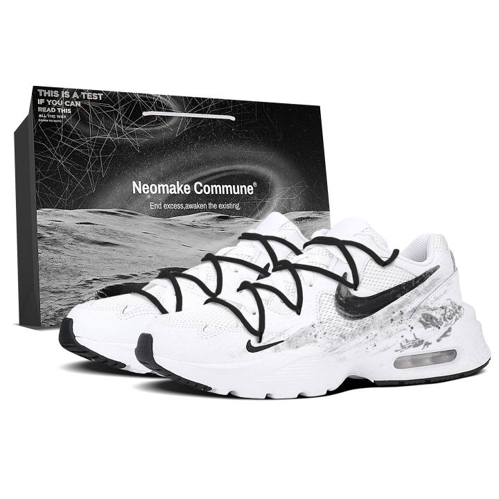 Nike Nike Air Max Fusion Low top Running Shoes Men's Black White