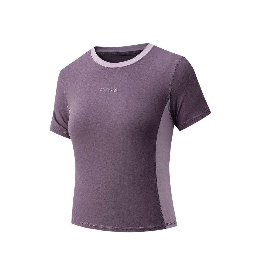 Anta T Shirt Women's Broom Dust Purple