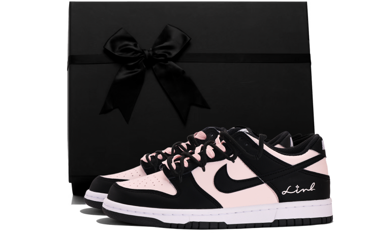 Nike Nike Dunk Coverage Slip Resistant Abrasion Resistant Low top Skateboard Shoes Women's Black Pink