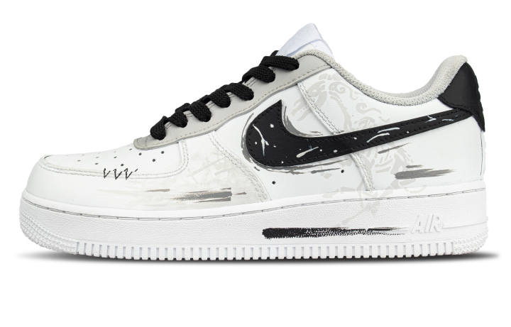 Nike Nike Air Force 1 Leather Abrasion Resistant Low top Skateboard Shoes Women's White