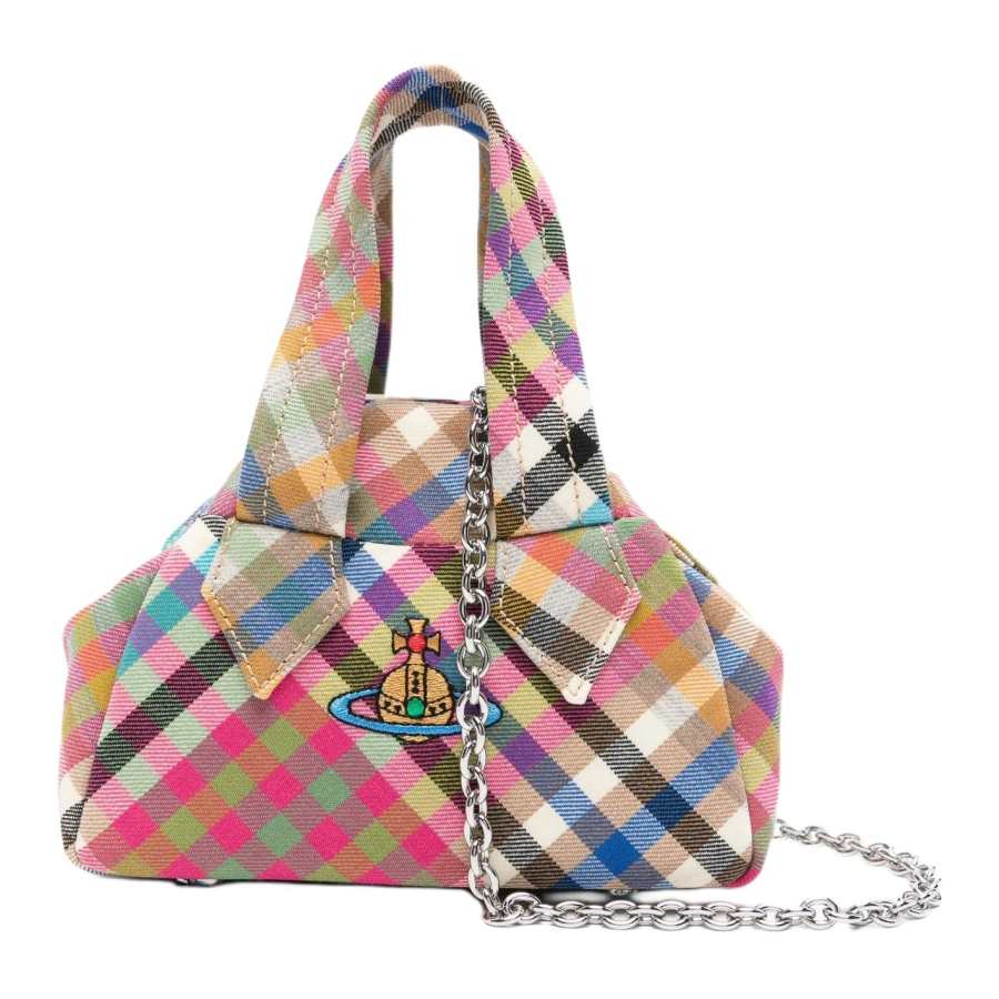 Vivienne Westwood Archive Wool Handbag Mini Women's Multicolor