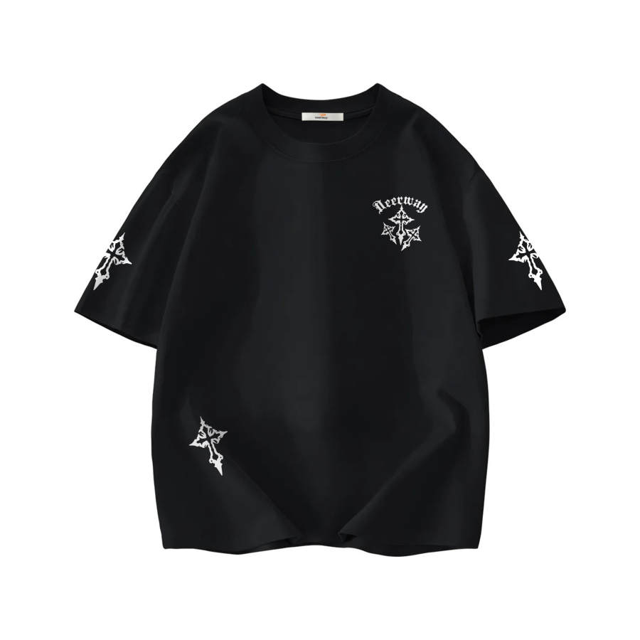 DEERWAY T Shirts Unisex Crew Neck Thin Straight Fit
