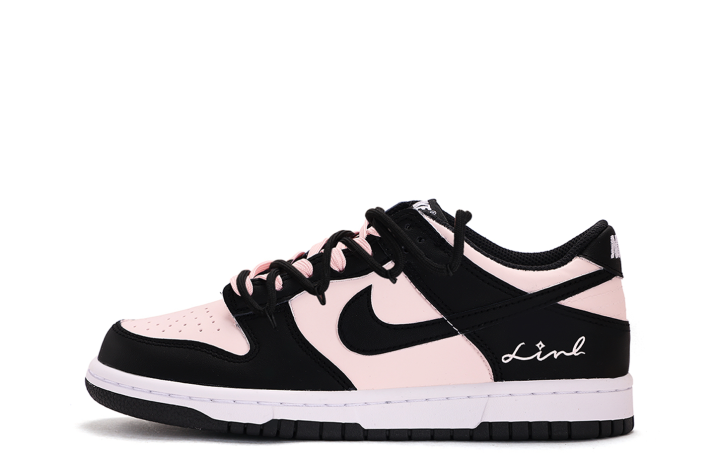 Nike Nike Dunk Coverage Slip Resistant Abrasion Resistant Low top Skateboard Shoes Women's Black Pink