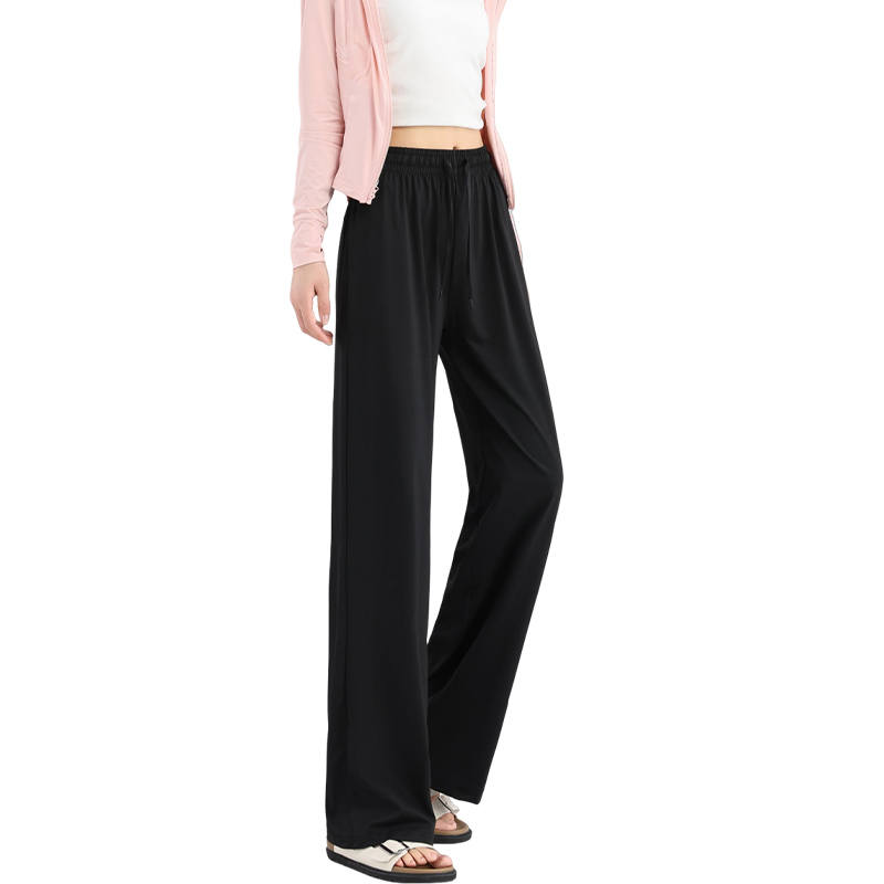 MIIOW Casual Pants Women's Light Color Cooling Straight Fit Pants