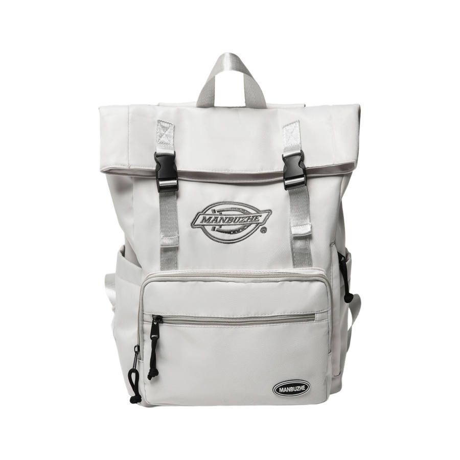 YALU YALU Nylon With Polyester Backpack Regular Unisex Multicolor