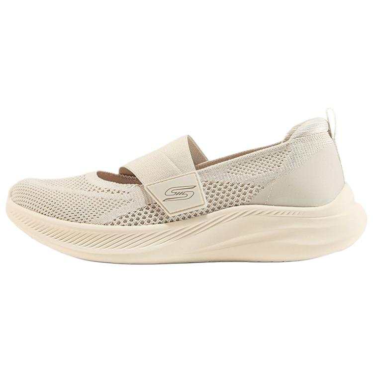 Skechers Bobs Moda Flex Mary Jane Shoes Women's Ivory