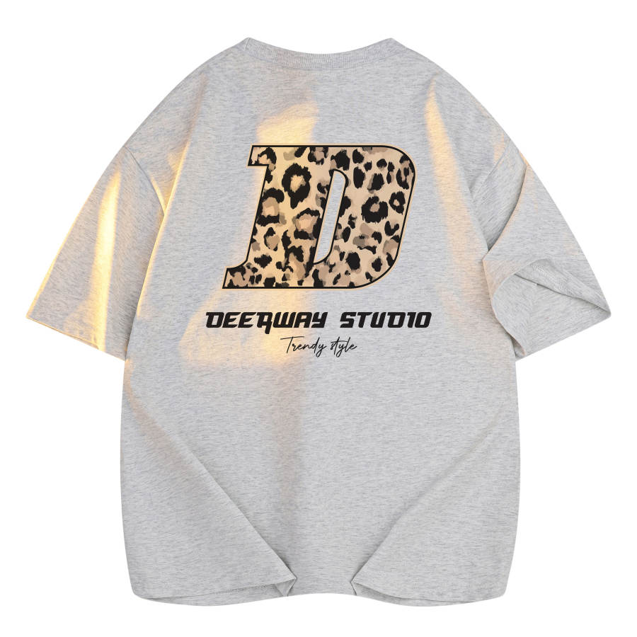 DEERWAY T Shirts Unisex Crew Neck Moderate Straight Fit