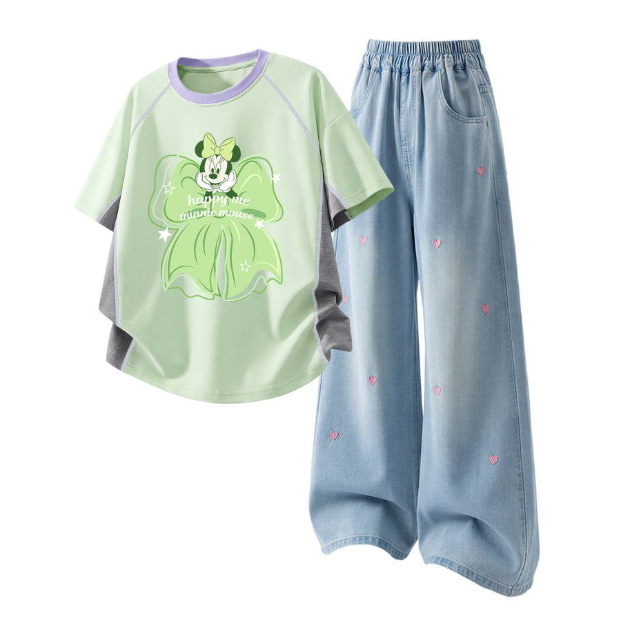 Disney Kids Casual Sportswear Crew Neck Thin