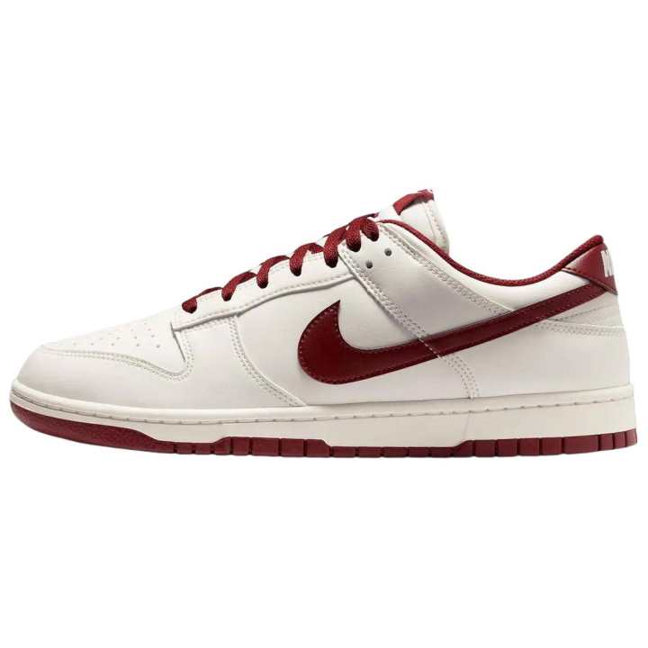 Nike Nike Dunk Low top Skateboard Shoes Men's White Red