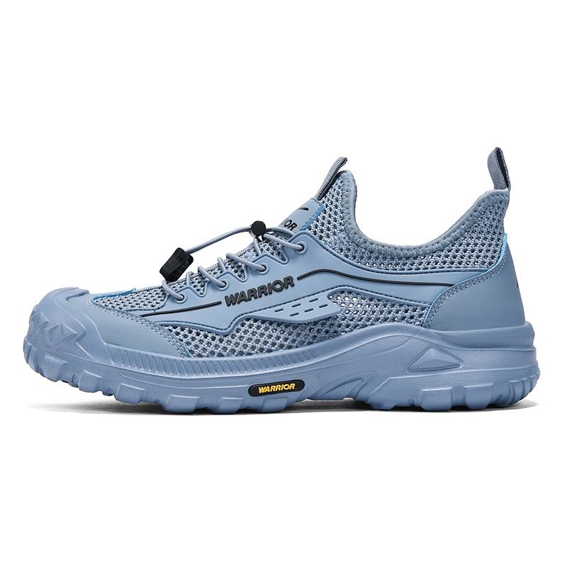 Warrior Cushioning Height Increasing Abrasion Resistant Lightweight High top Running Shoes Men's Blue