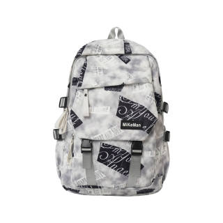 YALU Nylon Backpack Regular Unisex Multicolor