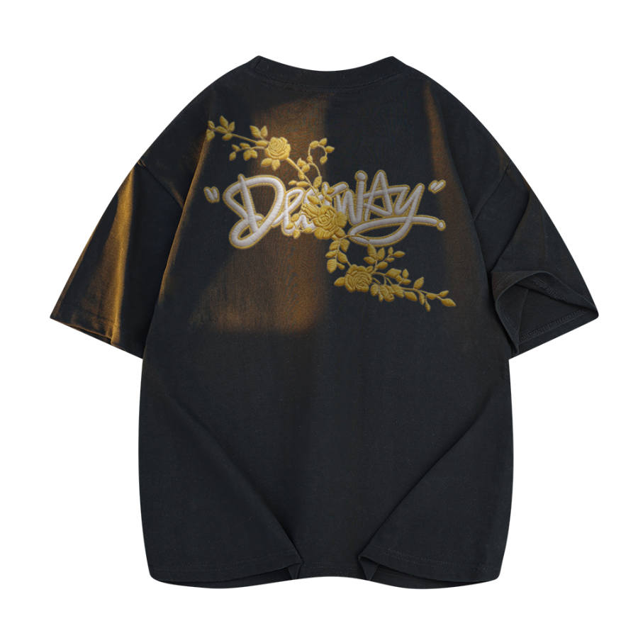 DEERWAY T Shirts Unisex Crew Neck Moderate Straight Fit
