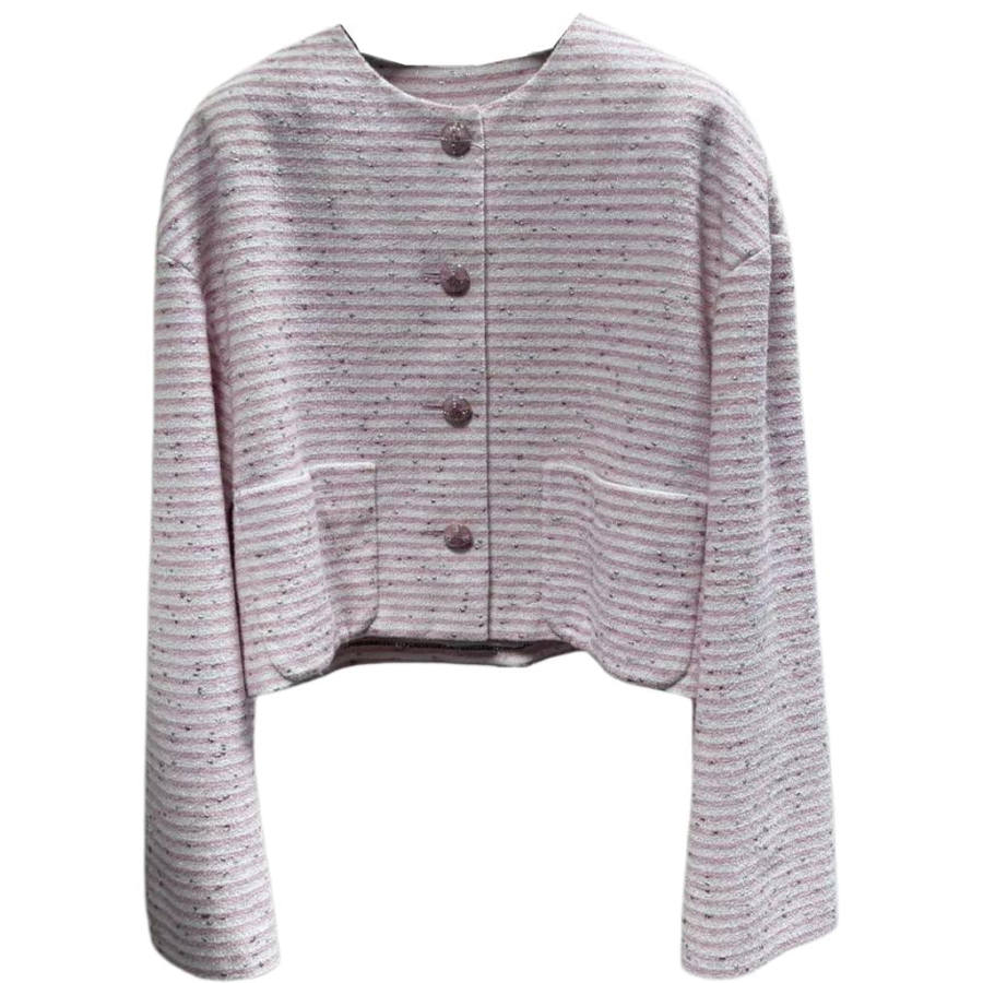 CHANEL Jackets & Coats Women's Pink