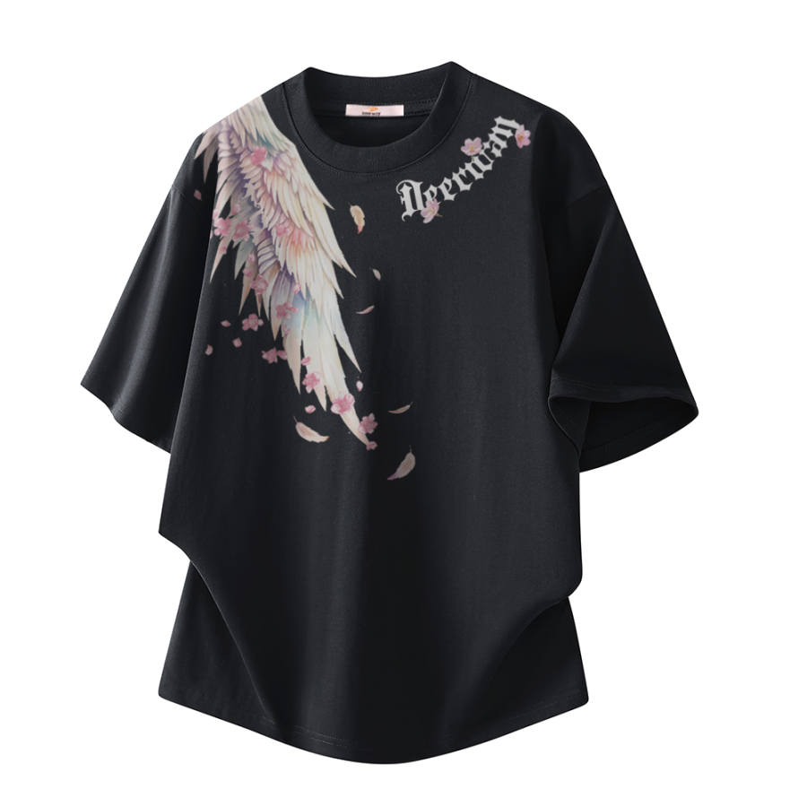 DEERWAY T Shirts Unisex Crew Neck Moderate Straight Fit