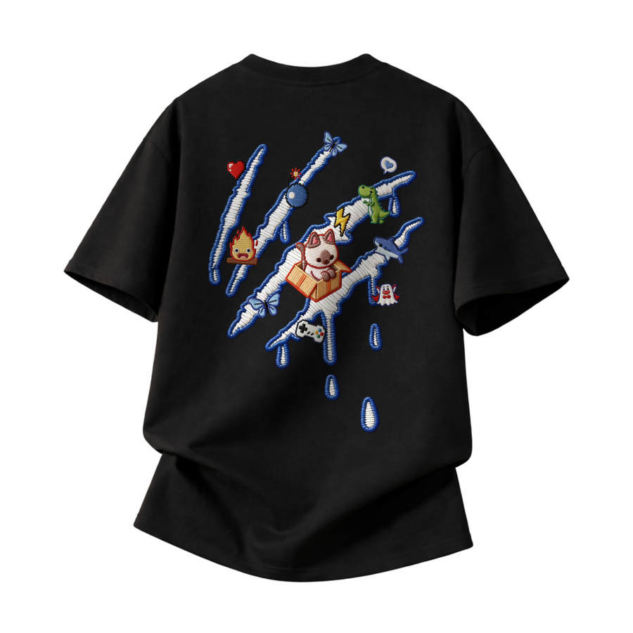 DEERWAY T Shirts Unisex Crew Neck Moderate Straight Fit