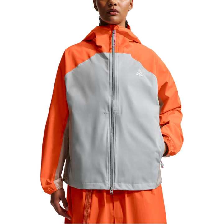 Nike Nike Jackets Women's Safe Orange/Mist Gray/Preppy Gray/Peak White Hooded Moderate Other