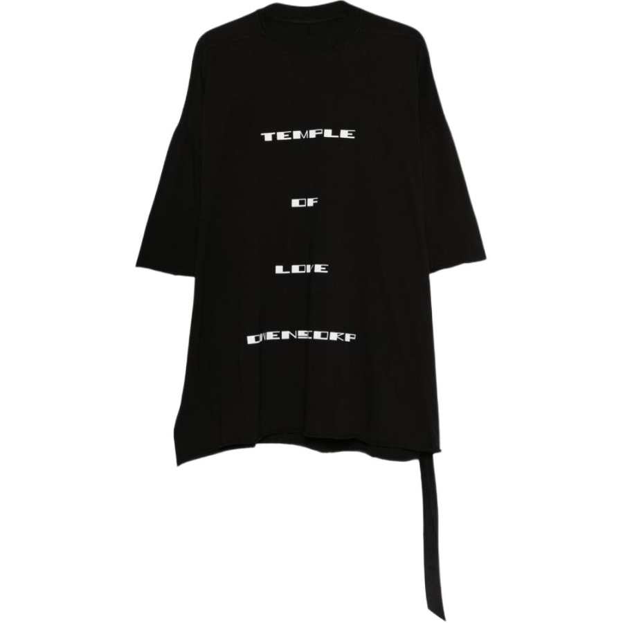 Rick Owens Drkshdw Tommy text-print T-shirt